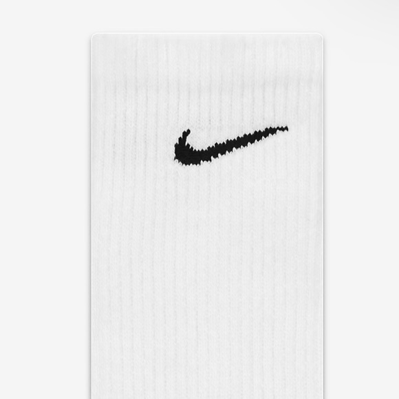 NIKE EVERYDAY COTTON CUSHIONED CREW WMNS SOCKS - Picture 10 of 16